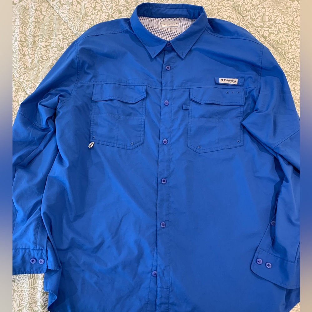 Columbia PFG Mens Long Sleeve 2XL